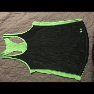 Two under armor tank tops size Medium